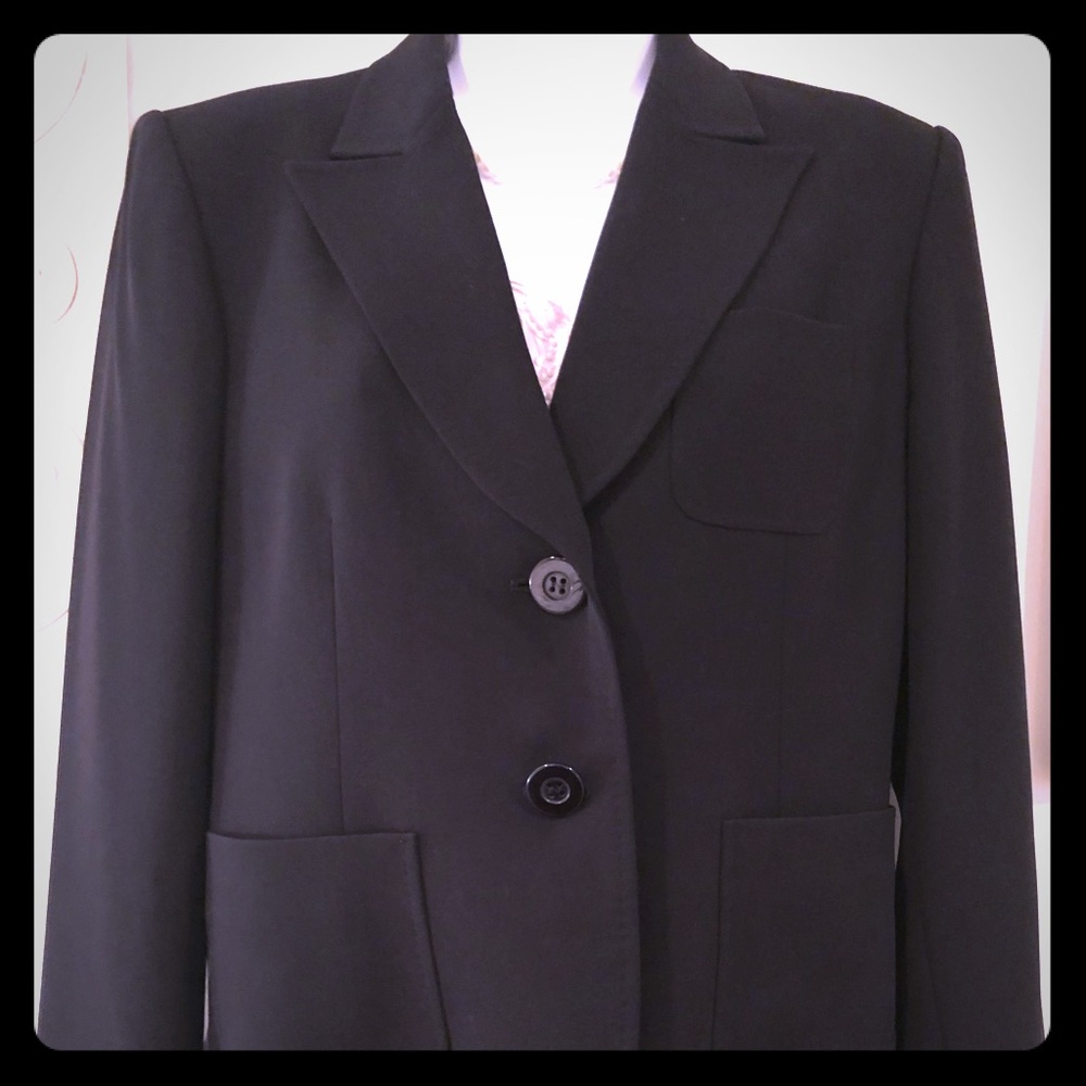 Talbots Classic Black Suit Jacket